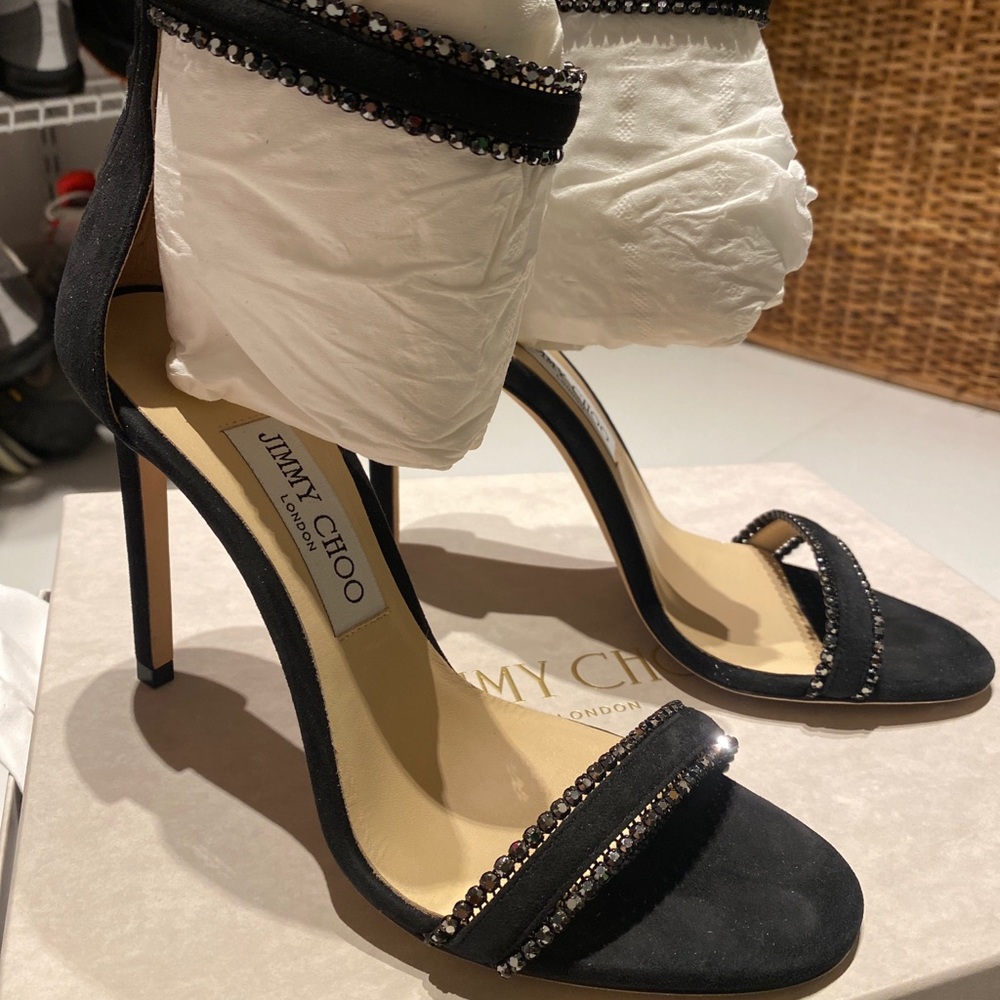 Jimmy choo 100 dochas black size 38